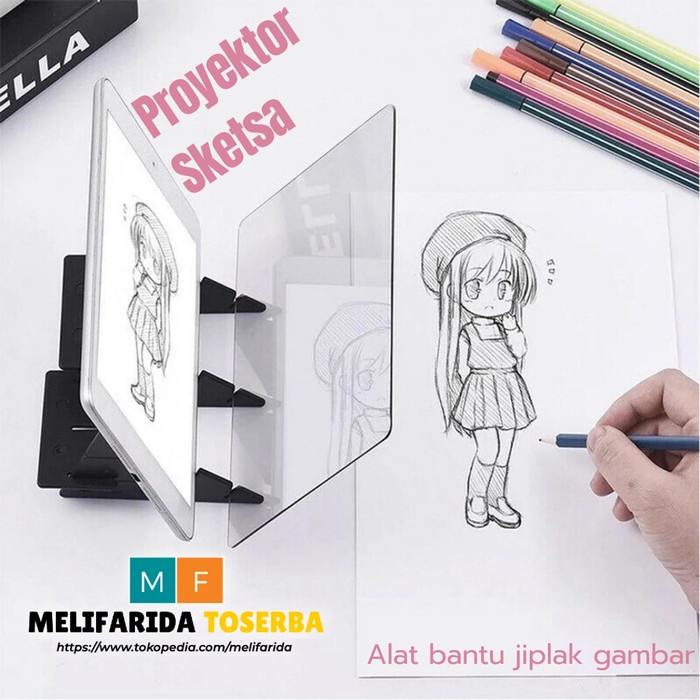 

Alat proyektor sketsa gambar untuk menggambar dan meawarnai