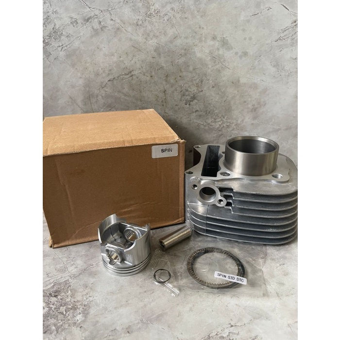 CYLINDER BLOK SEHER KOMPLIT BORING SUZUKI SPIN 125