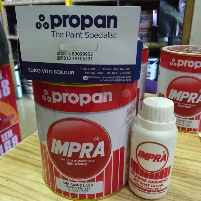 PROMO melamine impra 131 clear doff