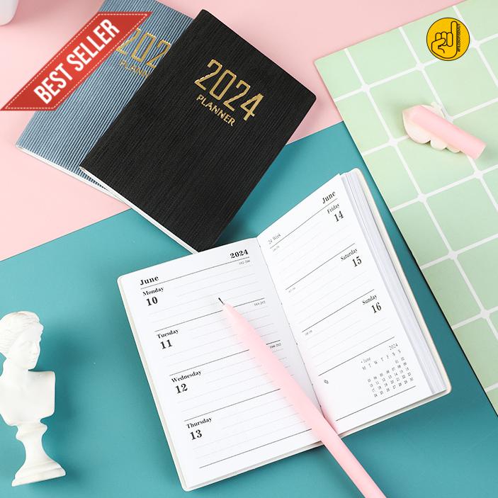 

baldan MINKYS Buku Agenda Softcover Monthly Planner Notebook 120 Halaman - MK24 good quality