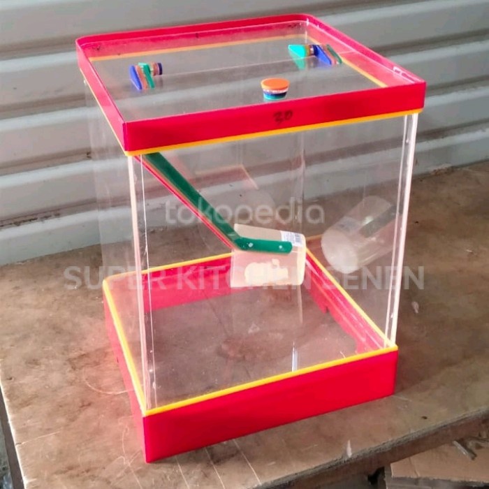 AQUARIUM ES BUAH 20 LITER / TEMPAT ES BUAH BAHAN AKRILIK Kode 505