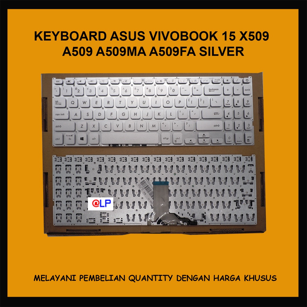 Keyboard Asus Vivobook 15 x509 a509 a509ma a509fa Silver