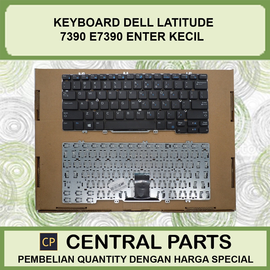 Keyboard Dell Latitude 7390 E7390 Enter Kecil