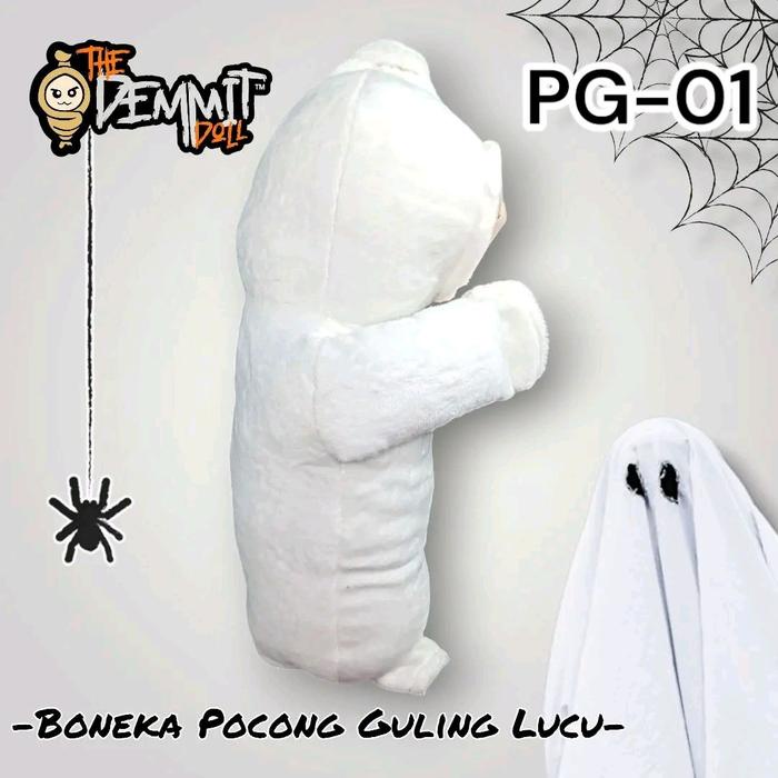 Promo Terbatas Boneka Pocong Lucu Guling - The Demmit Doll - Toys Aman