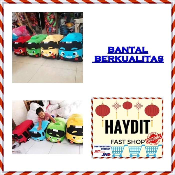 Sale Terbatas Boneka Bantal Tayo Little Bus Tayo Besar Jumbo Aman
