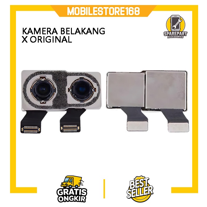 KAMERA BELAKANG IPHONE X ORIGINAL COPOTAN