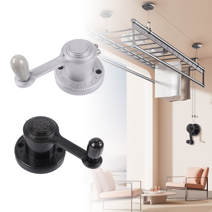 ENGKOL JEMURAN MANUAL ALUMINIUM LIFTING GAGANG JEMURAN SPAREPART JEMURAN