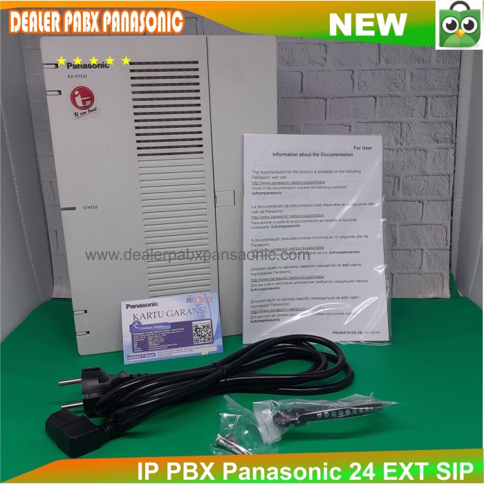Bebas Ongkir IP PBX- PABX Panasonic KX-HTS32 24 Extension SIP