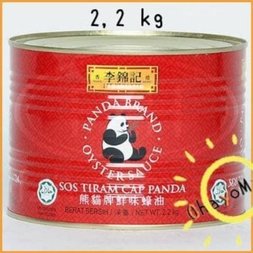 

Lkk Saus Tiram Kaleng Cap Panda/ Oyster Sauce/ Lee Kum Kee 2,2Kg Terlaris