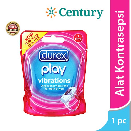 Durex Play Vibration / Sexualitas Pria / Dapat digunakan dengan atau tanpa Kondom Condom
