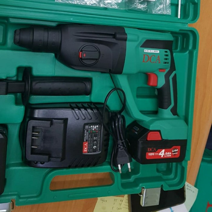 Cordless Hammer Drill DCA ADZC02-24E / Mesin Bor baterai