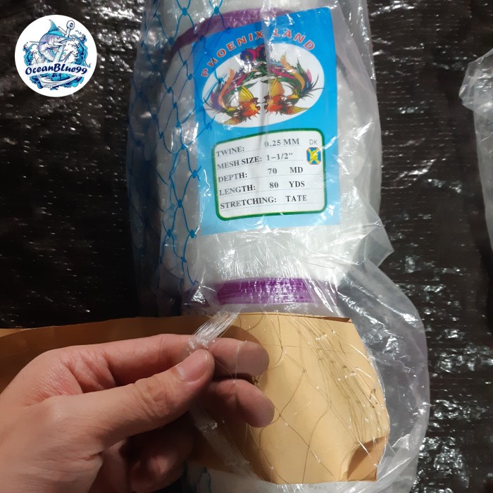 PREMIUM Jaring Ikan / Pukat 0.25 Lubang 1 inch - 4 inch TATE