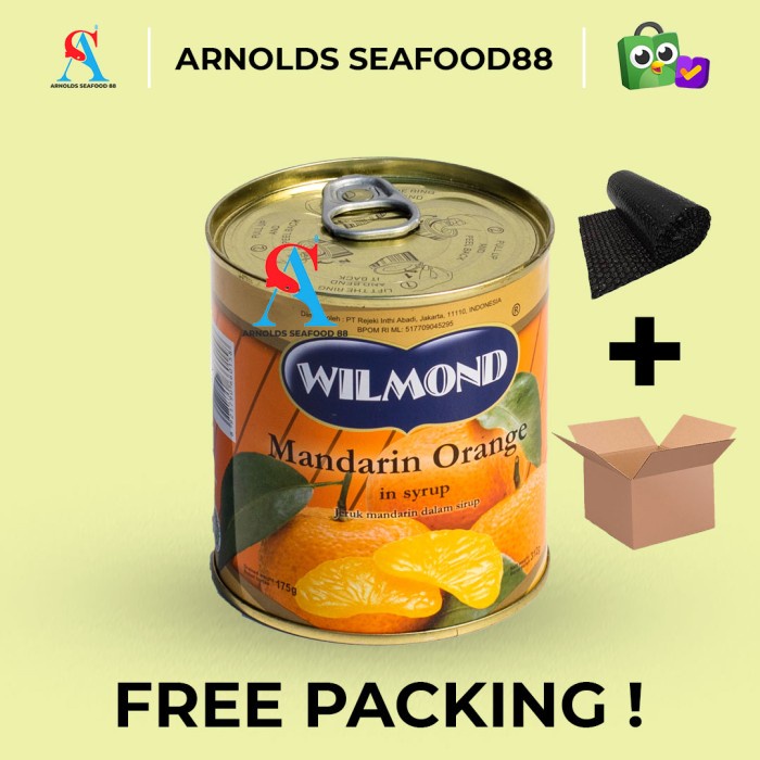 

NeW jeruk mandarin kaleng wilmond 312g/mandarin orange in syrup 312g