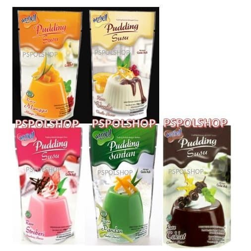 

NeW Nutrijell Puding Susu & Puding Santan All Variant