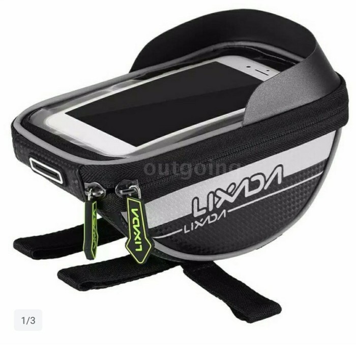 Tas holder Hp touchcreen untuk stang sepeda tas hp sepeda lipat MTB