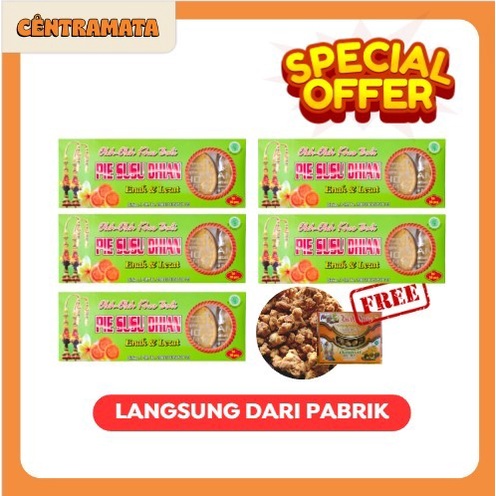 

Wdo - 5 Box Pie Susu Dhian Bonus 50Gr Kacang Disco Oleh-Oleh Bali