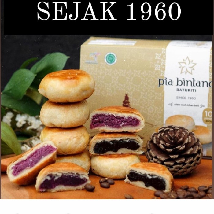 

Wdo - Pia Bintang Baturiti Asli Bali Oleh Oleh Khas Bali Isi 10 Pcs