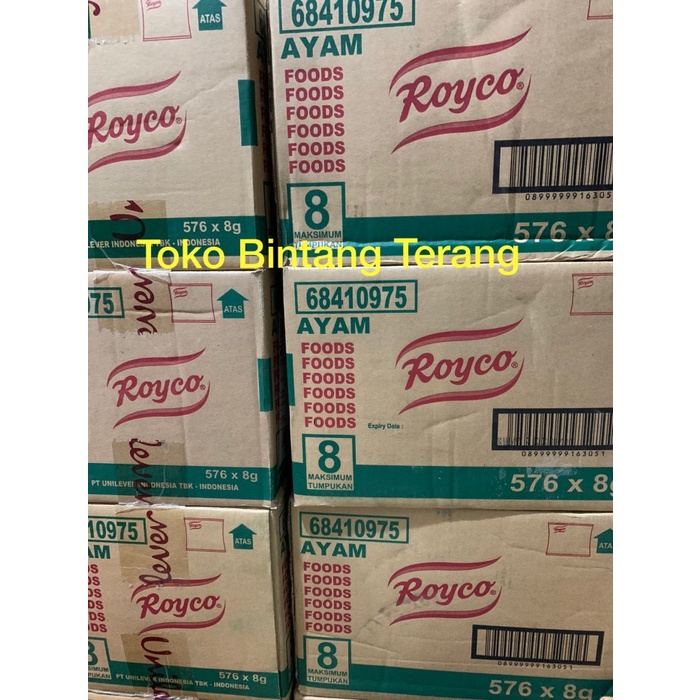 

Bumbu Kaldu Royco Ayam / Sapi Renceng 1 Dus Karton 576 X 8 Gr (48 Pak) Harga Promo