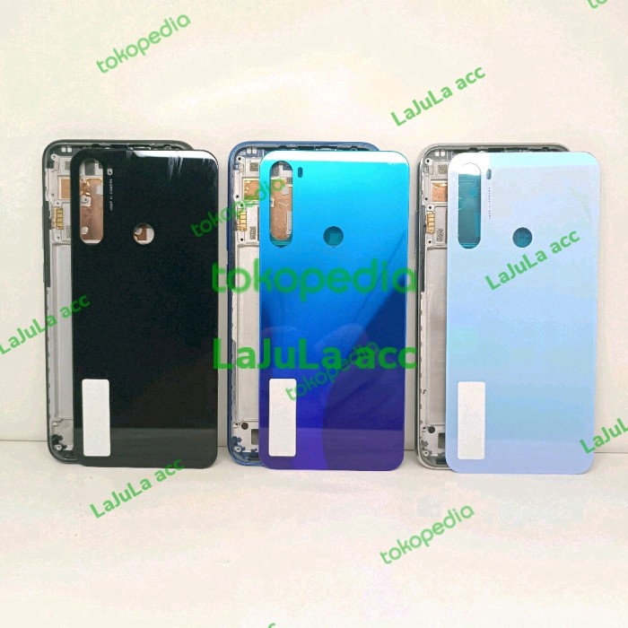kesing housing casing full set xiaomi redmi note 8 frame + backdoor