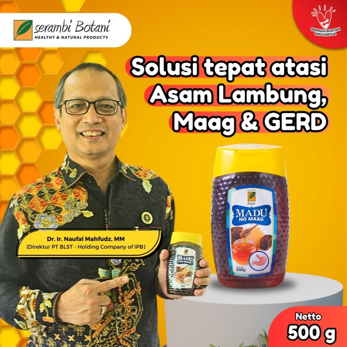 

MADU NO MAAG 500g HEALTHY & NATURAL PRODUCTS