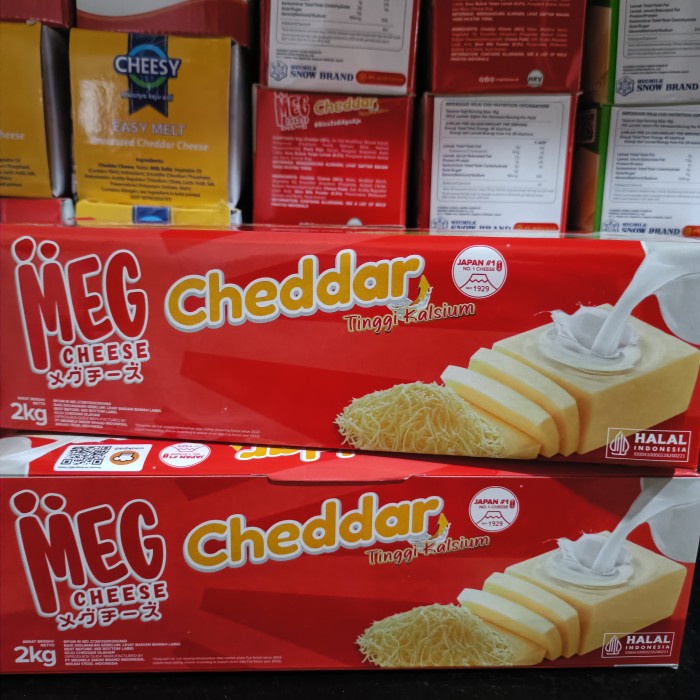 

keju MEG Cheddar Merah 2Kg