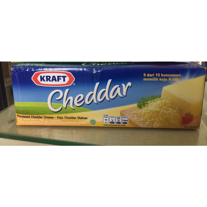 

keju kraft cheddar 2kg