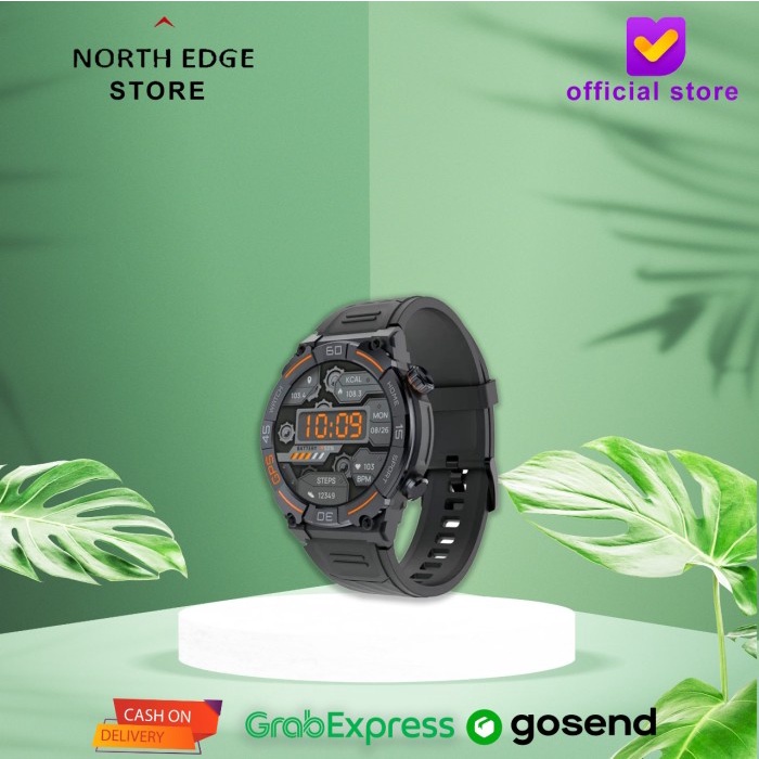 NORTH EDGE MG02 Jam Tangan Pria Smart Watch Waterproof IP68 Altimeter Barometer Kompas