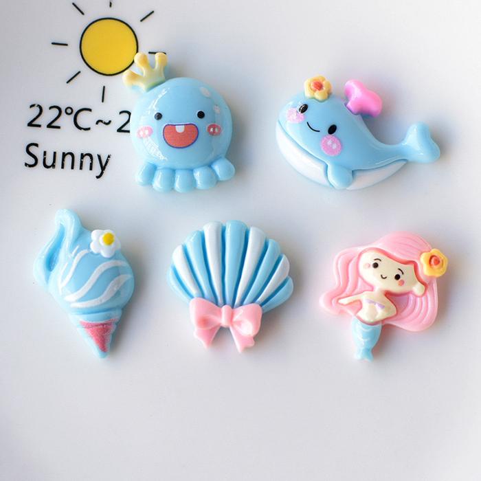 

Stiker 3D Dolphin Mermaid Underwater Lucu