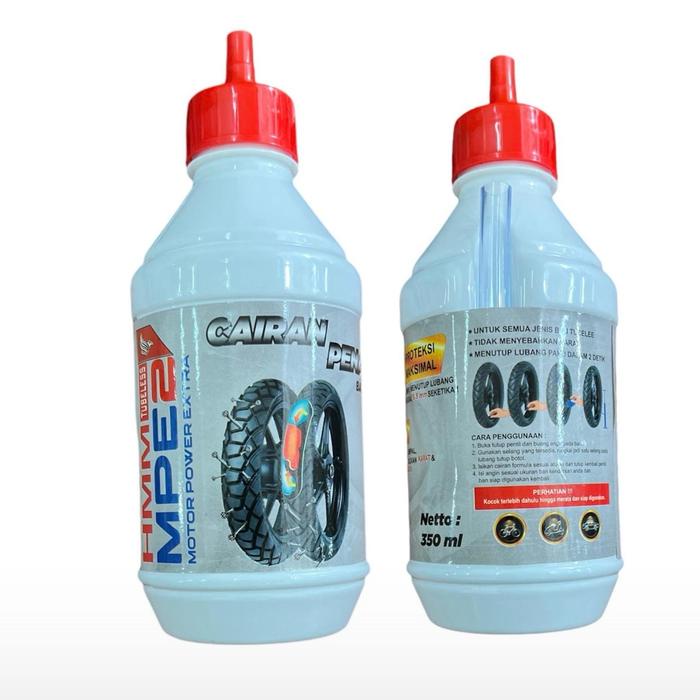 Cairan Ban Tubeless Motor Cairan Tubles Cairan Anti Bocor Ban Tubeless Ahm Oil Mpe2 350 Ml Original