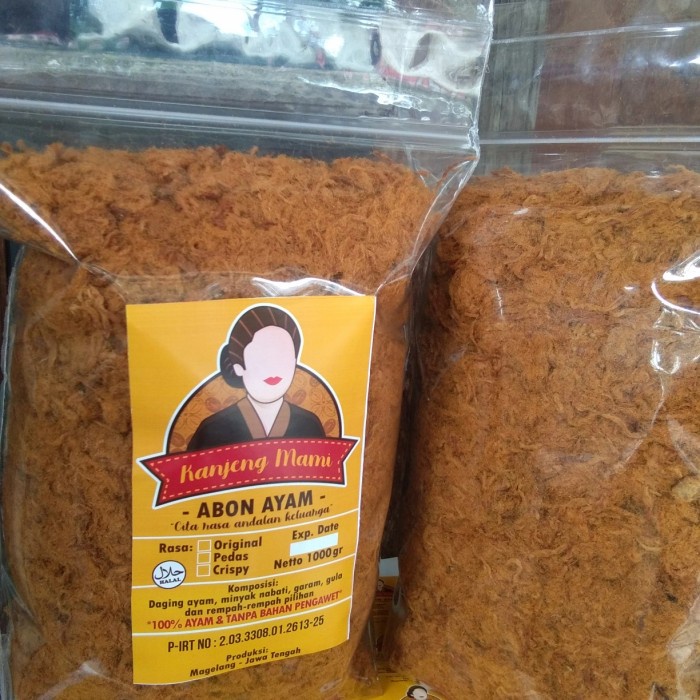 

BARANG TERLARIS Abon Ayam Pedas 1kg