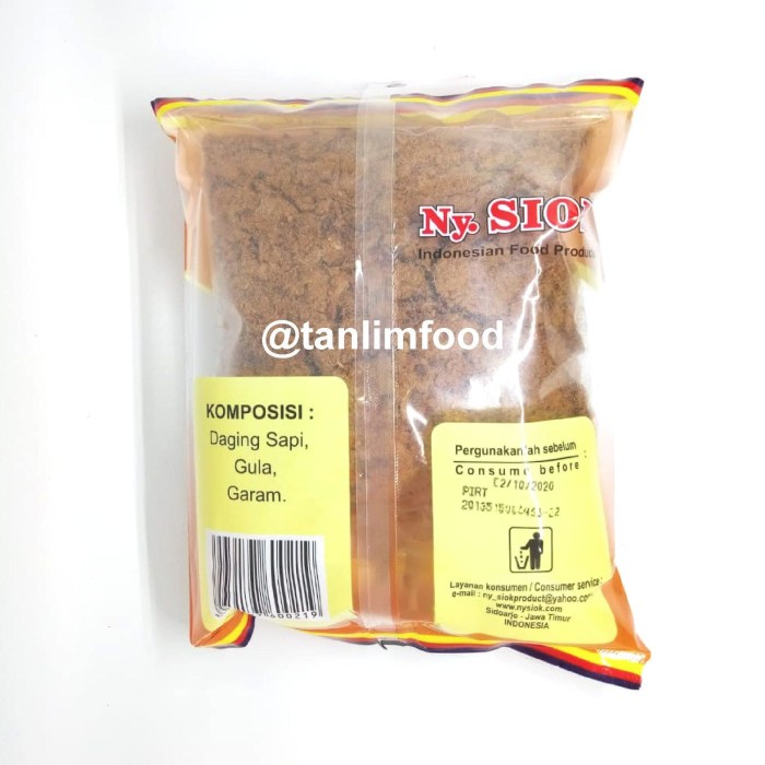 

BARANG TERLARIS Abon Daging Sapi Original Ny Siok - 250gr ( TanlimFood )