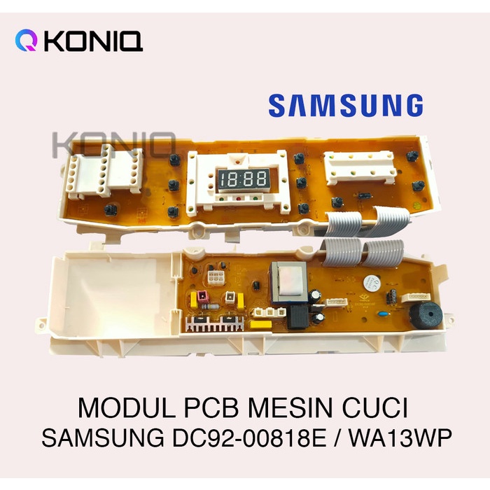 MODUL PCB WA13WP MESIN CUCI SAMSUNG DC92-0818E 10 TOMBOL