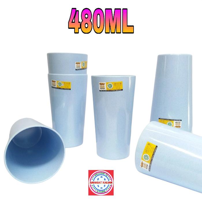 SALE  (ISI 6 PCS) GELAS MELAMIN GOLDEN DRAGON B0402 READYY