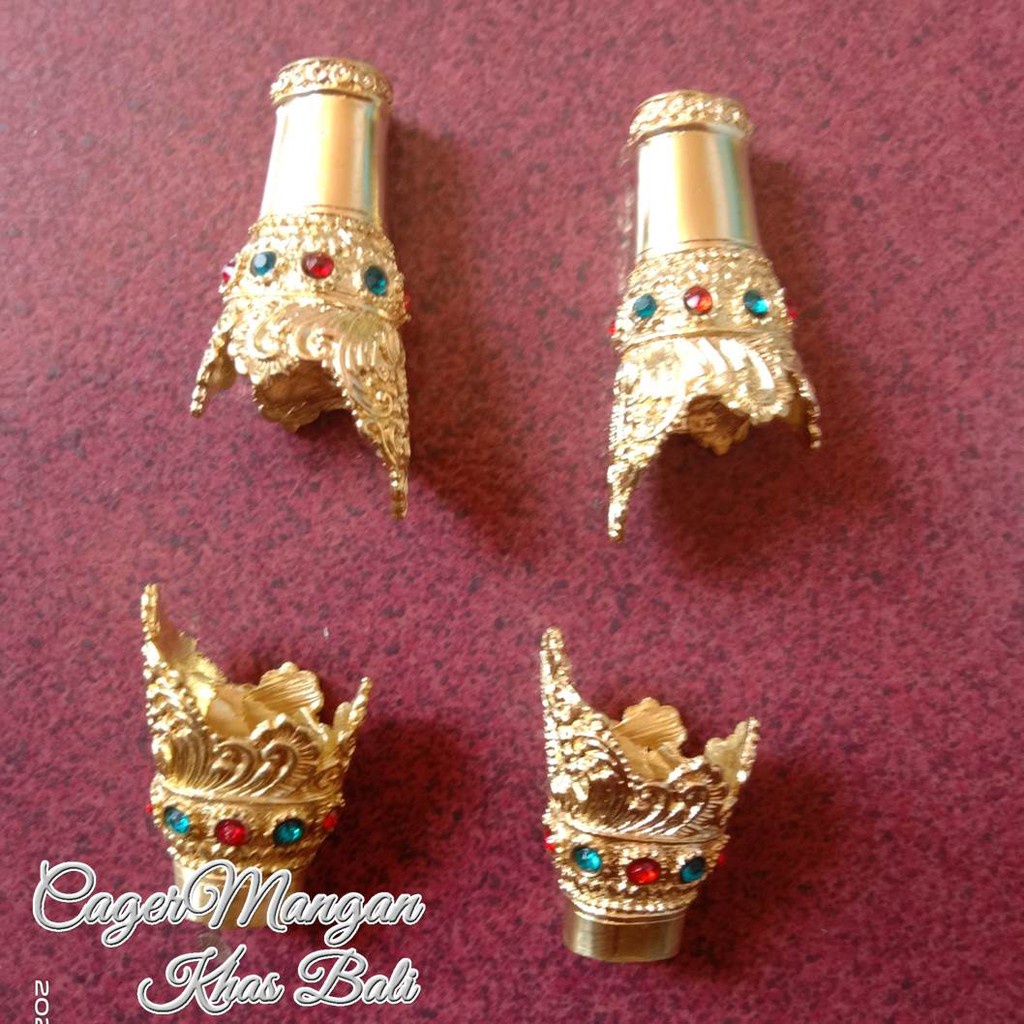 Laris Manis SATU PASANG CINCIN PISAU GOLOK TIUK BALI Cincin Belakas Cincin Bendo Khas Bali Selut