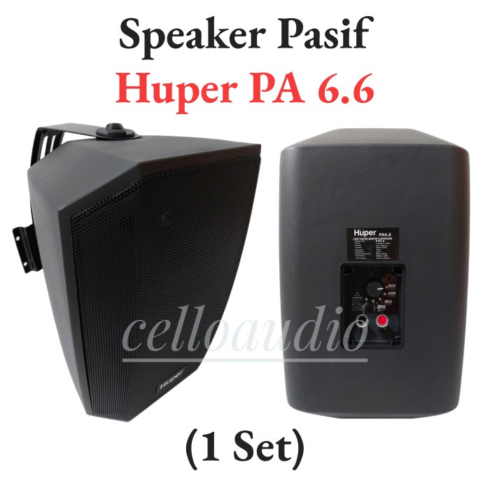 Ready Speaker Pasif 6,5 Inch Huper PA 6.6 Wall Speaker 6,5" Dinding Gantung