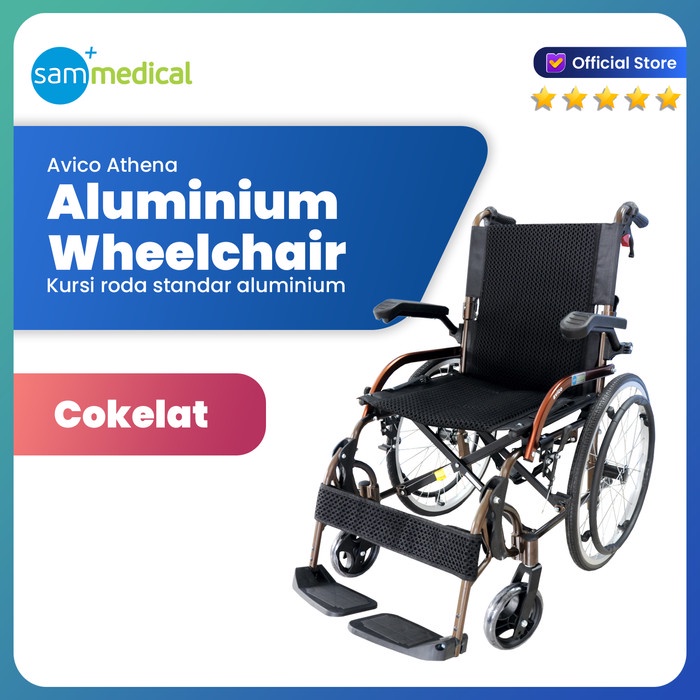 Ready Avico Kursi Roda Travelling / Kursi Roda Berpergian / Kursi Roda Ringan / Kursi Roda Travel