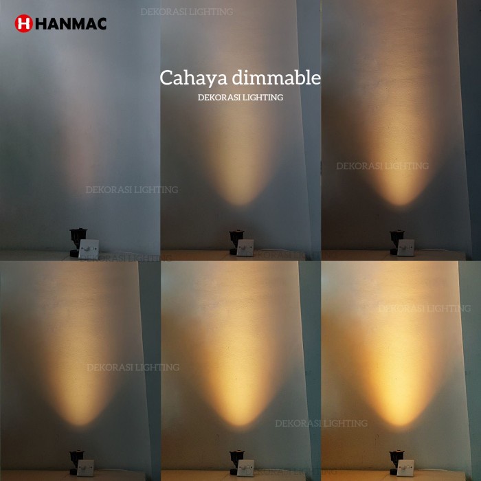 Downlight led dimmable dimmer mr16 tanam inbow housing premium hanmac