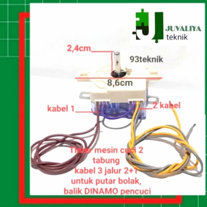 Timer pencuci mesin cuci Aqua Sanyo 2 tabung ( KW 1 )
