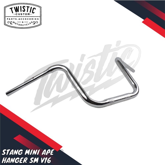 Stang Mini Ape Hanger Tinggi PnP Motor SM V16 / V16 Plus Custom Bobber Chicano Touring