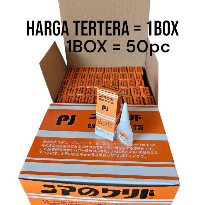 

LEM KOREA SUPER GLUE PJ LEM KAYU per50pc LEM SERBAGUNA