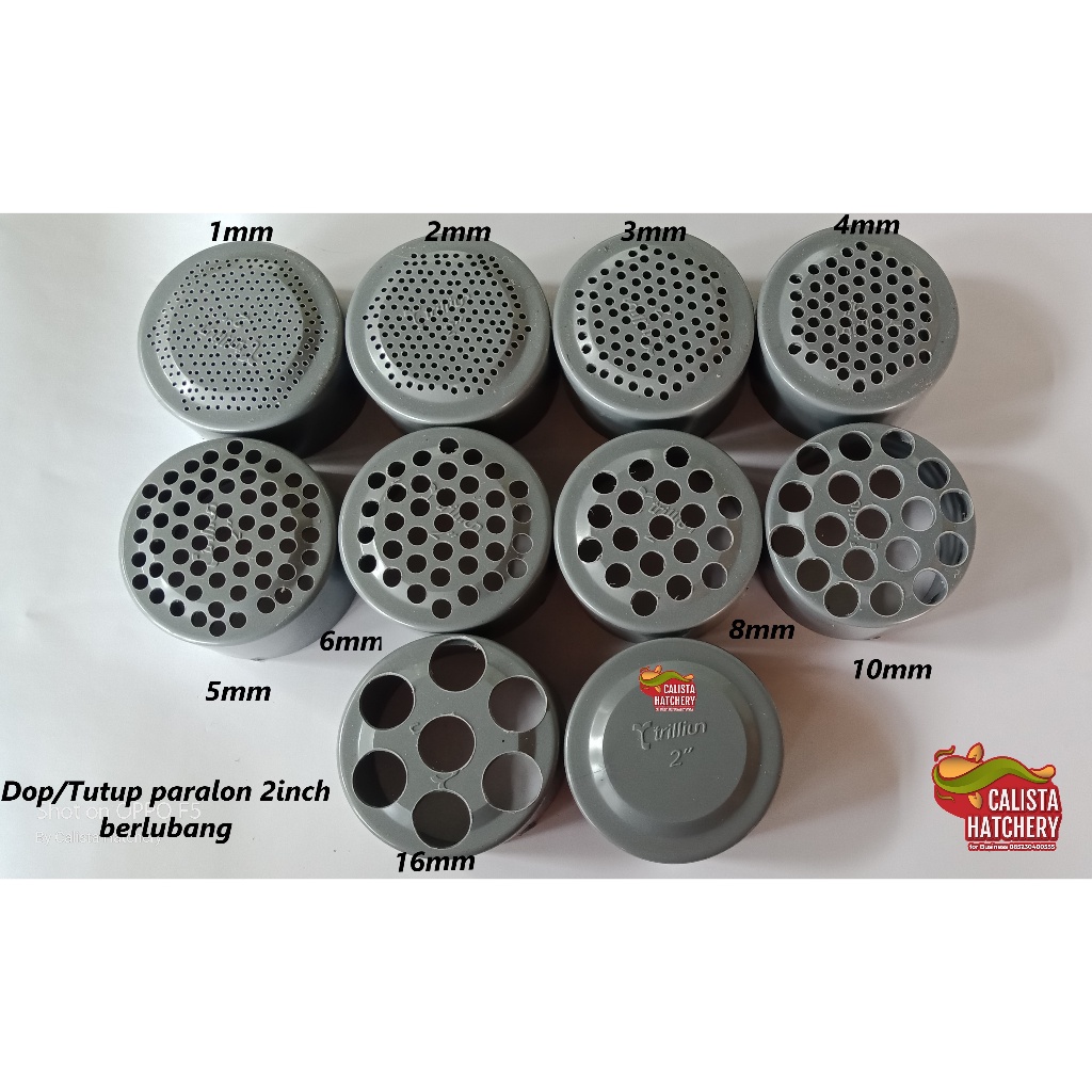 Dop/Tutup paralon 2inch AW berlubang Terlaris