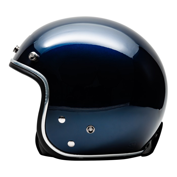 HOWARD SMITH MASTER RETRO HELM HALF FACE - MIDNIGHT BLUE