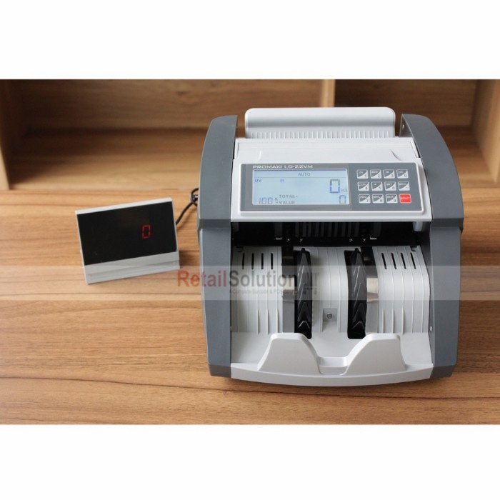 

Terlaris Money Counter PROMAXI LD-22VM + EXT DISP Alat Mesin Hitung Uang LD22VM SALE