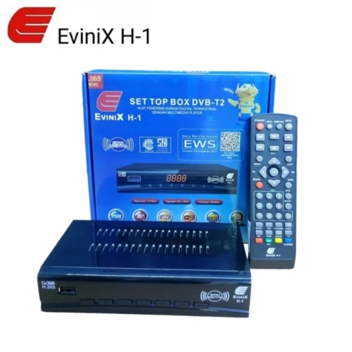 SET TOP BOX SKYBOX DVBT2 TV DIGITAL INDONESIA
