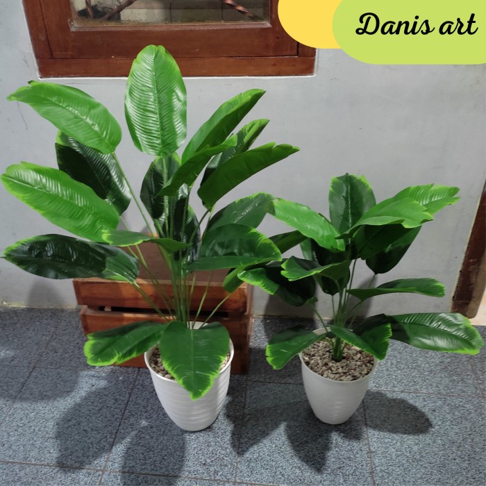 Pohon pisang palsu/ tanaman pisang plastik / pohon pisang artificial