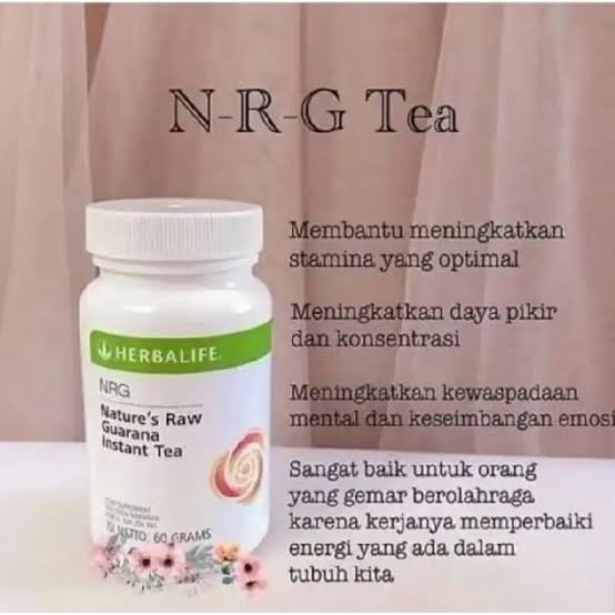 

Teh Energi Herbalifee NRG Instan Tea