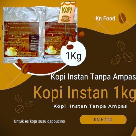

Kopi Premium Instant Coffee 1Kg Kopi Bubuk TANPA AMPAS 1Kg