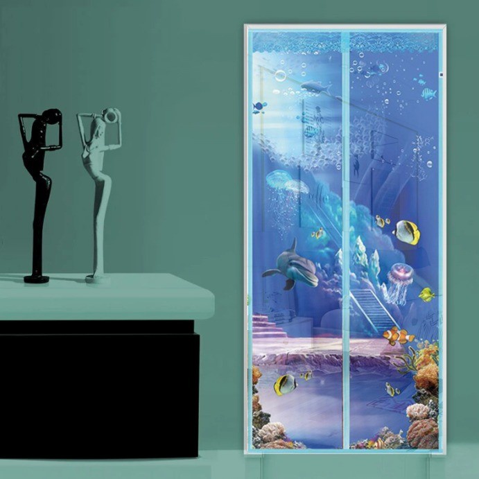 Tirai Magnet Anti Nyamuk- Tirai Pintu Magnet, Tirai Jendela A Terbaru