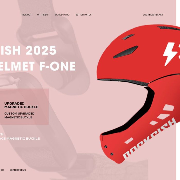 HELM SEPEDA ANAK PUSHBIKE ROCKFISH F-ONE 2025