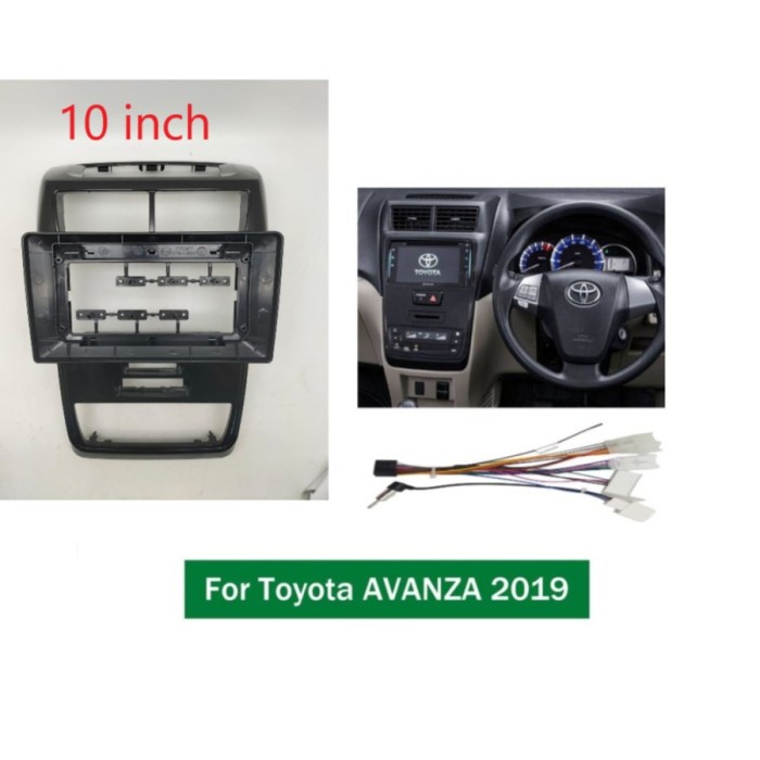 Frame Head unit Android 9 inch / 10 inch TOYOTA AVANZA 2019